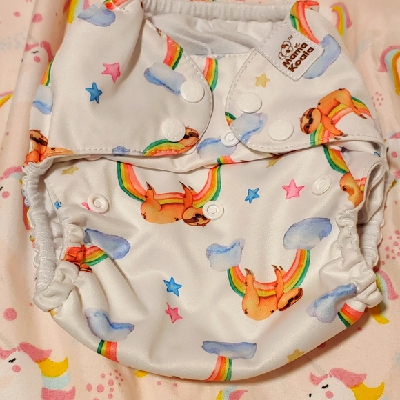 sloth cloth diaper